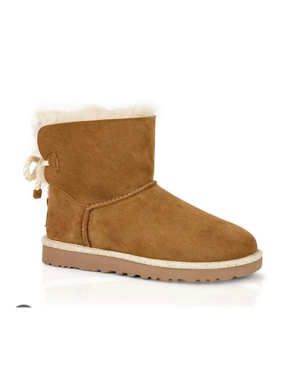 UGG Selene Rope Bailey Bow Boots Size 10